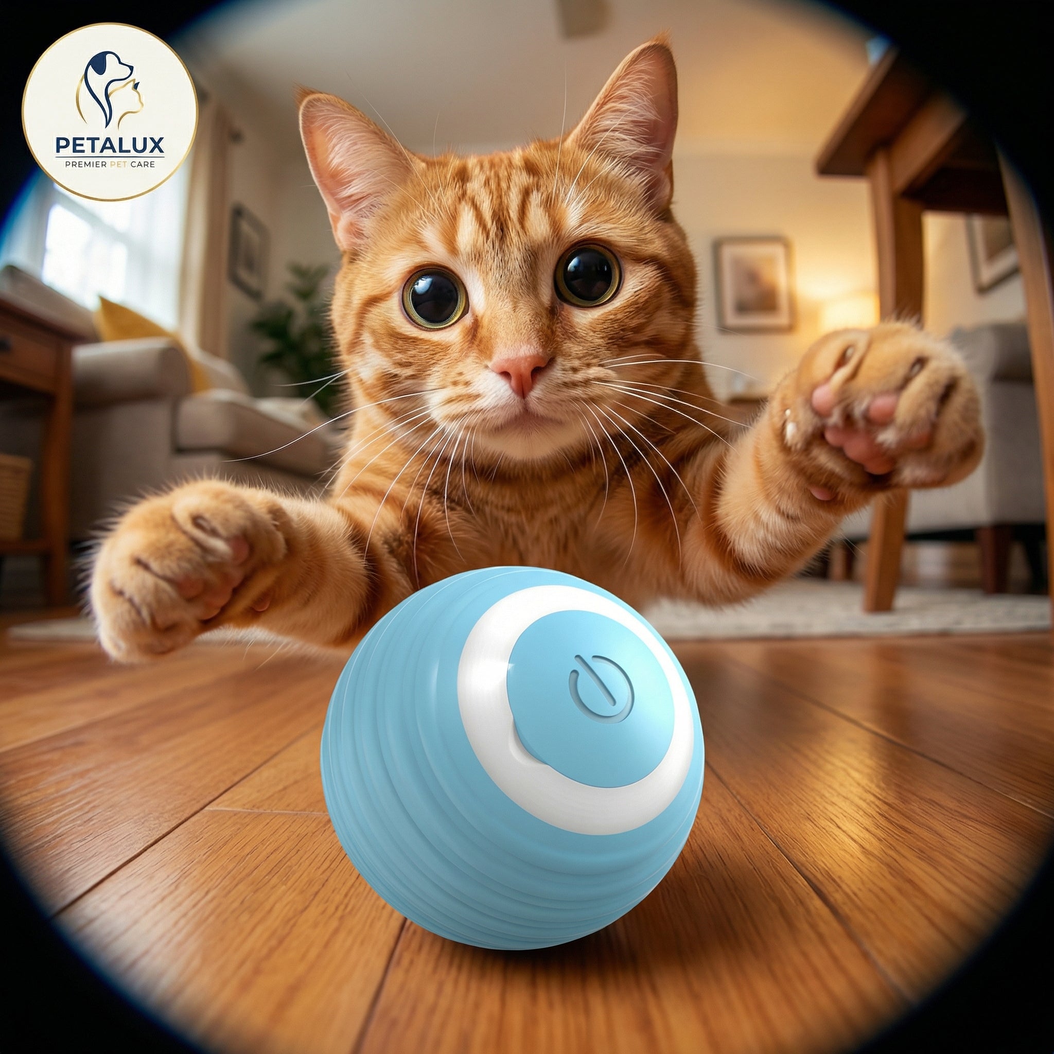 Interactive Cat Toy Rolling Ball - Smart Automatic USB