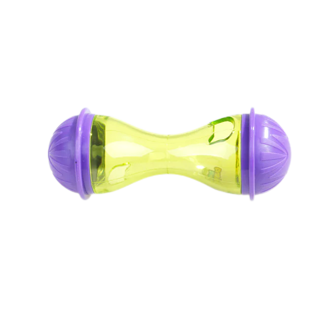 Interactive cat feeder toy - tumbler and feeder ball for playful mealtimes