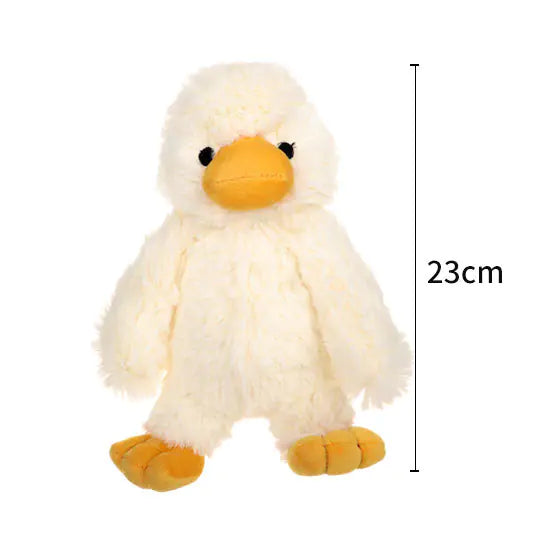 23cm duckling dog plush toys for pets, soft and sound-making, ideal for playful interactions, gentle on teeth.