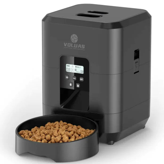 Smart pet auto feeder with remote control and scheduling for convenient pet care