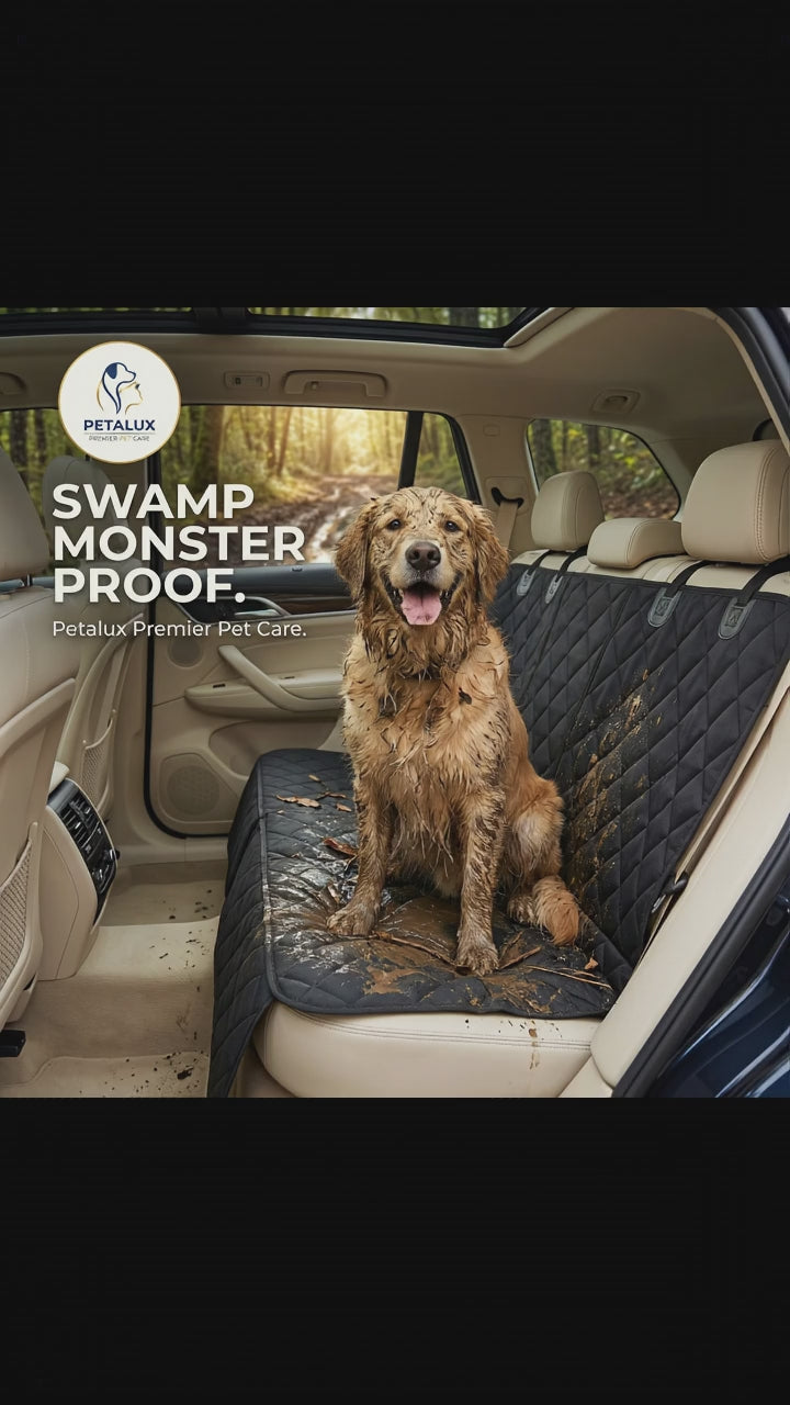 Waterproof Dog Car Seat Cover 53x47 Universal Fit for Cars Trucks SUVs