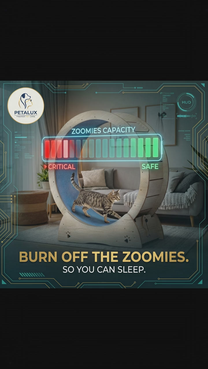 Cat Exercise Wheel 33.9" Indoor Cat Treadmill | JubiNatural Fitness